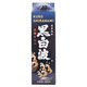 薩摩日本原裝進口洋酒 薩摩酒造燒酒蒸餾酒 黑白波甘薯燒酒1.8L(紙盒裝)