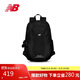 NEW BALANCE 雙肩包男女款潮流百搭休閑舒適運動(dòng)背包LAB42425 BK F