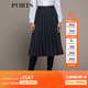 PORTS寶姿秋冬新品女裝中長(cháng)裙LM9S057NFF076 黑色混色 M (6)