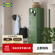 宜家（IKEA）IDASEN伊朵森高柜帶抽屜柜門(mén)磁片可附在金屬表面多功能 深綠色高柜帶抽屜/柜門(mén)