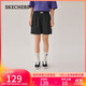 斯凱奇（Skechers）夏女裝時(shí)尚百搭短褲透氣寬松舒適休閑褲運動(dòng)五分褲L225W108