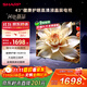 SHARP夏普43英寸 大音腔立體聲  健康護眼 HDR10 全高清金屬全面屏電視2T-C43H3HA 二級能效