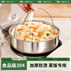 韓笑304不銹鋼低糖蒸飯神器米湯分離器家用瀝米飯漏網(wǎng)脫糖電飯鍋蒸籠 小號17.5CM【304不銹鋼】 無(wú)規格