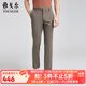 雅戈爾（YOUNGOR）褲子男士春夏季青年男休閑褲商場(chǎng)同款 棕色 34 175/84A