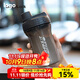 樂(lè )扣樂(lè )扣（LOCK&LOCK）塑料水杯搖搖杯健身男士蛋白粉隨手杯學(xué)生便攜運動(dòng)大容量檸檬杯子 暗黑色 720ml