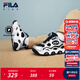 FILA斐樂(lè )兒童童鞋跑步鞋2025年冬季新款男女小童運動(dòng)鞋子籃球鞋 黑/太空銀-BB 32