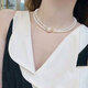 LAST KISS雙層短款珍珠項鏈女2025新款輕奢鎖骨鏈法式復古頸鏈送情人節禮物 雙層珍珠項鏈（貝珠）
