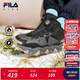 FILA斐樂(lè )兒童童鞋棉靴2025年冬季新款男女中大童運動(dòng)保暖棉鞋 黑/影黑灰-BD 34 內長(cháng)21.5cm