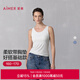 愛(ài)慕（Aimer）舒悅25新品打底寬肩帶女士帶杯帶胸墊背心上衣AM72B511 牙白色100 L 170
