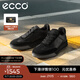 愛(ài)步（ECCO）休閑板鞋男 25年秋季新款簡(jiǎn)約拼色休閑鞋運動(dòng)男鞋 街頭球鞋539834 黑色53983451052 42