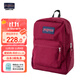 JANSPORT杰斯伯雙肩包男背書(shū)包女學(xué)生校園電腦包 47LW04S 深紫酒紅