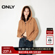 ONLY冬季可愛(ài)少女含羊毛連帽長(cháng)袖針織衫女|12443B010 A10 卡其沙色 L 170/88A