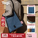 Tagi.邊邊帆布袋高密度大容量通勤秋冬復古單肩包斜挎包旅行手提包 想象牛仔