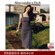 Abercrombie & Fitch【優(yōu)雅小碎花】女裝25夏季美式田園修身赫本風(fēng)連衣裙159-5697 海軍藍波點(diǎn) XS 150/84A 短版