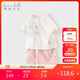 戴維貝拉【繪本系列】女童短褲套裝洋氣夏裝短袖T恤寶寶褲子