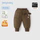 JELLYBABY【7A抗菌遠紅外鎖溫發(fā)熱】冬男童加厚保暖棉褲子嬰幼梭織滑雪褲