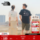 北面（The North Face）【都市經(jīng)典系列】短袖T恤小熊 情侶款男女戶(hù)外圓領(lǐng)25年夏季8F5R QLI/米白色 L /175