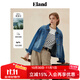 ELAND衣戀翻領(lǐng)牛仔外套短款寬松復古上衣2025秋季新款 EEJJE49R01牛仔色(55)Indigo S 160