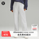 lululemon丨Loungeful 女士休閑直筒長(cháng)褲 透氣 LW5EWUA 雜色超淺灰 M