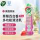 晶杰聯(lián)合利華cif進(jìn)口強力清潔乳多功能清潔劑廚房重油污不銹鋼清潔膏 草莓百合香Pro款【500ml】