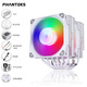 追風(fēng)者（PHANTEKS）Polar伯樂(lè )T6 白逆重力6熱管雙塔風(fēng)冷CPU散熱器(PWM雙ARGB風(fēng)扇/附高納米硅脂/刮板/降噪器)