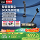 松下（Panasonic）【國家補貼】新款吸塵器手持家用大吸力除塵除螨大功率無(wú)線(xiàn)自動(dòng)集塵除塵機貓毛發(fā)防纏繞長(cháng)續航AC40 灰黑色【自動(dòng)集塵+90天免倒垃圾】AC40K