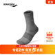 Saucony索康尼運動(dòng)襪子男女跑步襪長(cháng)襪長(cháng)筒襪吸汗透氣保護中襪 青云灰GR115 L