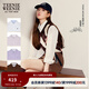 Teenie Weenie【趙露思同款】小熊女裝襯衫2025秋新款簡(jiǎn)約氣質(zhì)襯衣 象牙白 S