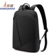 袋鼠（KANGAROO）商務(wù)筆記本電腦包七夕雙肩超薄多功能通勤短途出行上班高檔背包潮 黑色