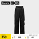 蕉內（Bananain）熱皮5系女士工裝闊腿長(cháng)褲子休閑運動(dòng)褲秋冬季加厚加絨寬松女裝