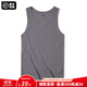 馬登工裝美式棉背心男健身運動(dòng)老頭汗衫無(wú)袖t恤跨欄重磅螺紋坎肩打底 花灰色 【拍2件減5元/籃球/吸汗】 L （修身版型，可拍大一碼）