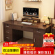 心有良家電腦桌臺式辦公桌家用寫(xiě)字學(xué)習桌成人辦公桌A095 140五抽一門(mén)