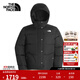 北面（The North Face）羽絨服女戶(hù)外防潑濺550蓬鵝絨填充保暖連帽上新|8DMM JK3/黑色 L /165