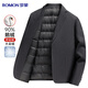 羅蒙【90%鵝絨】羽絨服西服男士秋冬季加厚商務(wù)休閑單西工裝外套上衣