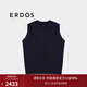 ERDOS 精紡V領(lǐng)雙提百搭時(shí)尚休閑男背心套衫羊絨衫 藏藍 XL 180/100A