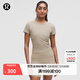 lululemon丨All It Takes 女士運動(dòng) T恤 *羅紋Nulu? LW3GV0S 橡木棕 XS /4