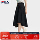 FILA斐樂(lè )官方女士梭織裙2025秋季休閑舒適半身裙及膝裙傘裙