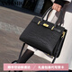 ANYSMIC輕奢侈品牌包包女包高檔手提包女士凱莉包2025新款大容量生日禮物 黑色 中包