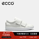 愛(ài)步（ECCO）【60周年限定】板鞋女 牛皮魔術(shù)貼平底鞋 柔酷219243 白色21924301007 38