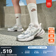 耐克女子透氣輕便運動(dòng)鞋冬季復古跑鞋風(fēng)網(wǎng)眼NIKE V2K RUN FD0736 010淺銀灰/金屬銀/山峰白 38