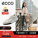 愛步（ECCO）25年新款復古德訓鞋厚底板鞋女 街頭球鞋272833 灰白色/白色35