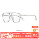海倫凱勒【王一博同款眼鏡】海倫凱勒新款透明眼鏡框女近視眼鏡男H87018 亮透明C9 柯達1.60防藍光片套餐(50-500度)