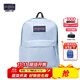 JANSPORT杰斯伯雙肩包女學(xué)生旅行包26L旅行輕便透氣書(shū)包男背包 4QUT7G7 霧霾藍-側邊袋