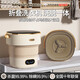 KANGYAN全自動(dòng)折疊洗衣機小型迷你洗衣機洗脫一體內衣褲懶人洗衣機專(zhuān)用洗襪子機學(xué)生宿舍嬰兒洗襪子神器 奶咖色【手動(dòng)加水款】洗脫一體丨藍光抑菌