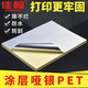 佳翰（JIAHAN） A4不干膠打印紙5絲涂層啞銀PET防水撕不爛激光打印啞光面標(biāo)簽貼紙亞銀色背膠紙 涂層啞銀(60張)  需激光打印