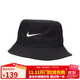 耐克NIKE運動(dòng)配飾男女漁夫帽APEX BUCKET SQ帽子FB5382-010黑M