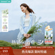 茵曼（INMAN）章若楠同款|茵曼天絲防曬薄長(cháng)袖襯衫外套女2025年夏季新款白襯衣 淺灰藍 XL
