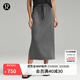 lululemon丨Softstreme? Bound to Bliss 女士長(zhǎng)款半身裙 LW8AGWS 石墨灰 S /6