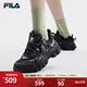 FILA斐樂(lè )女鞋運動(dòng)鞋復古老爹鞋楊冪同款貓爪5代春季舒適輕盈休閑鞋 黑-BK 37.5