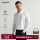 HECHTER【200支DP免燙】男士純棉襯衫商務(wù)春秋長(cháng)袖襯衣新款高級感男裝 白色-TS12022 41